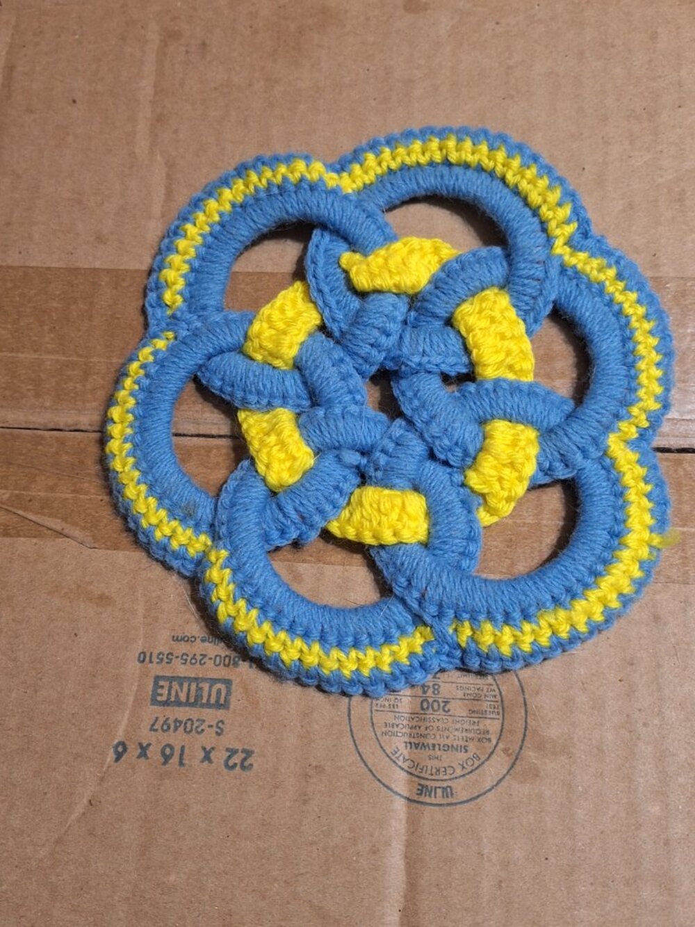 crochet hotpad
